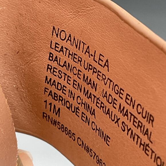 NEW Nordstrom Women’s Noanita-Lea Block Heel Sandals Tan Size 11M - Picture 5 of 10